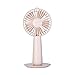 Produktbild Kingko® Tischventilator Tragbarer Spiegel Fan USB Mini elektrischer Ventilator Tischventilator 3-Gang Wind einstellbar (Rosa)