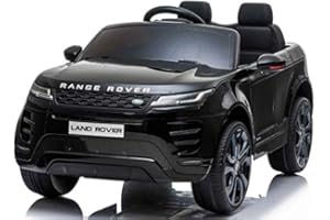 EPIC PLAY LTD Licensed Kids Range Rover Evoque HSE Sport 12v Electric Battery Ride on car - Black
