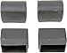 Produktbild Consul Garden Ersatzteil Fußkappen 4-er Satz zu Klappsessel/Relax "Rivo", Grau, 35x20 mm
