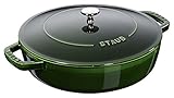 Polvo 40511 – 479 – 0 Asador con chistera, hierro fundido, albahaca, 24 cm