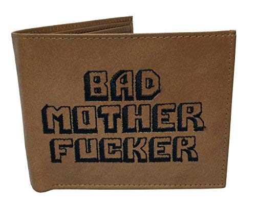 Preisvergleich Produktbild Bad Mother Fucker Geldbörse braun Premium-Nappaleder