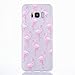 Produktbild Samsung Galaxy S8 Plus S8+ Hülle, Chreey [Weiß Serie] Full Body Cover Bumper Case Weich TPU Silikon Handyhülle Kratzfeste Anti-Rutsch Matt Schutzhülle Backcover Tasche [Pink Flamingo]