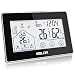 Produktbild Wetterstation Funk mit Außensensor, Digital Thermometer Hygrometer, Wanduhr mit licht und Touchscreen für Innen und außen