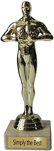 Trophy Victory Figure incl. engraving "Simply The Best" (Gift / Souvenir)