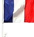 Produktbild 2 x Autofahne Autoflagge 45 x 30 Frankreich Auto Fahne Fahnen Flagge Flaggen WM 2014 mit Halterung