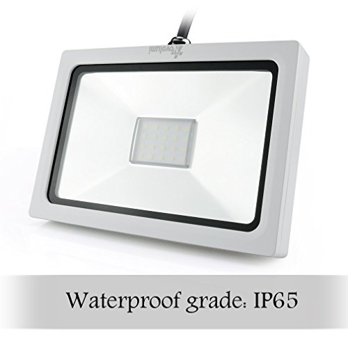 Novolumi® 20W Kaltweiß IP65 LED Wandstrahler Flutlicht Flutlichtstrahler Strahler Scheinwerfer Wasserdicht Baustrahler Für Parkplätzen - 7