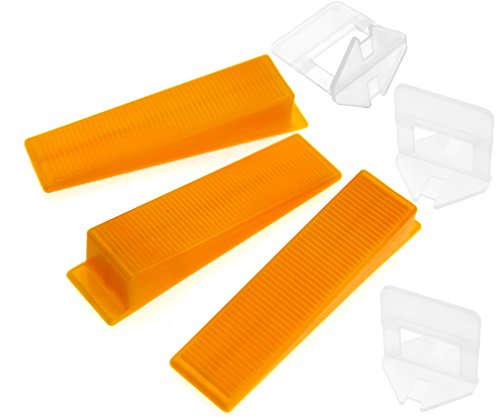 50 Paar Nivelliersystem Verlegehilfe Tile Leveling System Rutschsichere Keile