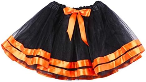 Kolylong Girls Kids Petticoat Halloween Pettiskirt Bowknot Skirt Tutu Dress