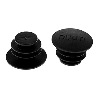 Sharplace Barre de Bouchons de Réveil Caps Guidon de Vélo pour Vélo, VTT, BMX - Noir