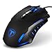 Gaming Maus, Holife Programmierbare Wired Gaming-Maus 7200DPI USB Maus LED Mouse Ergonomische Mäuse Programmierbar DPI mit 5 einstellbare DPI,7 Tasten, für Pro Gamer Spieler