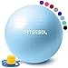 Produktbild arteesol Gymnastikball, Balance Ball 45cm/55cm/65cm/75cm Yoga Ball mit Pumpe Anti-Burst Fitness Balance Ball für Core Strength (Mondblau, 75cm)