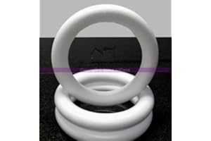 SOLEDI Grand Anneau/Couronne Pleine, diamètre 43 cm, Bouée en polystyrène Haute densité