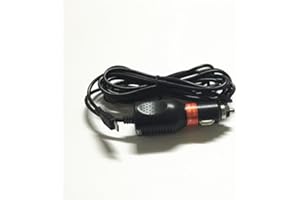 LARRITS Kabel zasilający pojazdu 12 V-24 V DC 3,5 m Micro USB ładowarka samochodowa 2 A z bardzo długim przewodem do nawigacji GPS Garmin TomTom DVR kamera samochodowa (Micro USB 3,5 m)