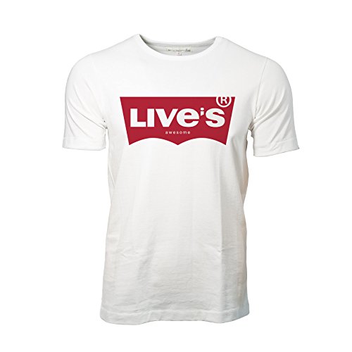 Live's Live is awesome Herren T-Shirt Graphic Crew (M) Live's Live is awesome Herren T-Shirt Graphic Crew (M)