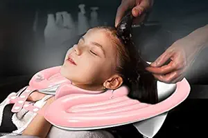 Citaaz Inflatable Shampoo Basin - Lightweight and Portable Shampoo Bowl with Air Pump and Drainage - Hair Washing Basin for Bedridden, Children, Pregnant Women, and Patients at Home.