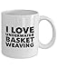 Produktbild XIEXING Strong Stability Durable I Love Underwater Basket Weaving Kaffeebecher, Funny Gift Coffee Cup