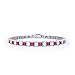 Produktbild Stardust Rubin und Diamant Damen-Armband - 16,5cm - Silber - Weißgold