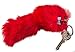 Produktbild 3 für 2 ! Big Groß rouge rot 20cm Designer Schlüsselanhänger , Charme, niedlichen Tier , Katze, Hund , Spielzeug Scratch , Teaser , Katzenminze , einzigartiges Geschenk , Niedlich, Kette, Fox, Frettchen , Monster Keychain Tochter Geschenk Keychain Charme glückliche Kaninchen-Pelz , Flossy einzigartiges Geschenk , Niedlich, Kette Fox Frettchen Plüsch- Craft , Haustier , Hund, Hobby , Stil, Fluff , Kaninchen, Pelz, Real, Rita Kylie Jenna Celeb , Tasche Handschulter TV Haustier ( Groß, rouge rot)