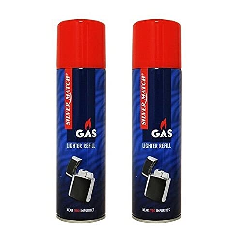 Feuerzeuggas 2×300 ml für Flambierbrenner