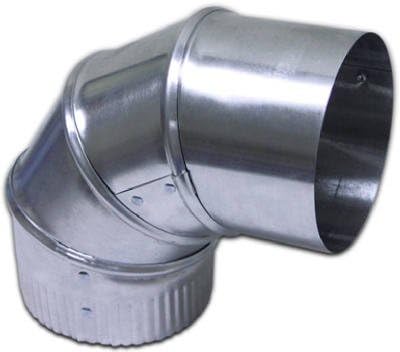 LAMBRO INDUSTRIES - Aluminum Duct Elbow, Adjustable, 3-In.