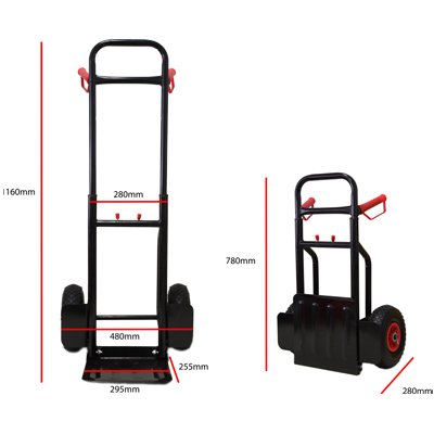 Grafner® Profi Sackkarre Transportkarre 200 kg faltbar - 2