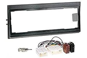 SOUND-WAY Kit Montage Adaptateur Cadre de Radio façade autoradio 1 DIN Volvo 740/760 / 940/960