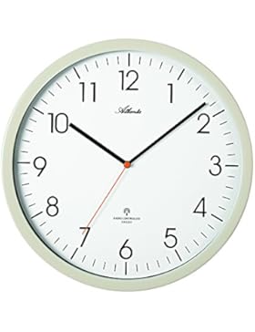 Atlanta Wanduhr Funk Analog Weiß - 4382-0