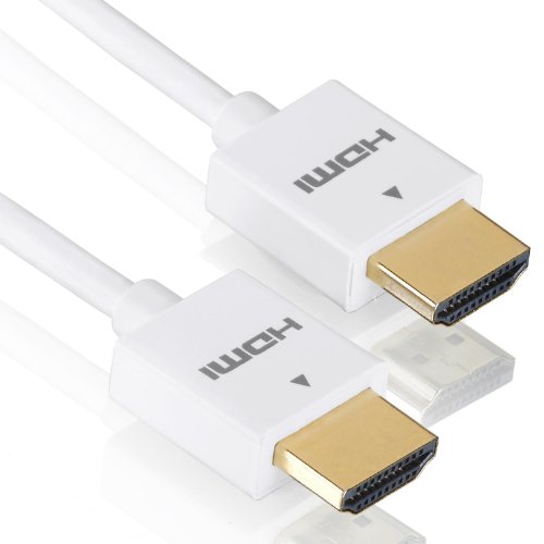 deleyCON 1m HDMI Kabel SLIM High Speed mit Ethernet (Neuster Standard) 3D 4K ULTRA HD SUPER flexibel