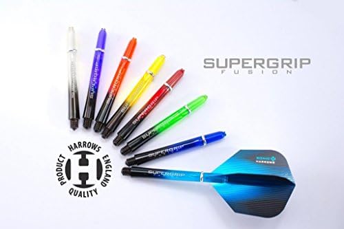 5 SETS HARROWS SUPERGRIP FUSION STEMS - AVAILABLE IN 8 COLOURS &amp; 3 LENGTHS