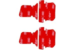 BAAQII 2 st hjälm intercom självhäftande tejp dubbelsidiga klibbiga dynor för Cardo Packtalk kant/Pro/Neo motorcykel monterin