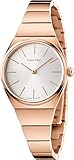 Calvin Klein Damen Analog Quarz Uhr mit Edelstahl Armband K6C23646
