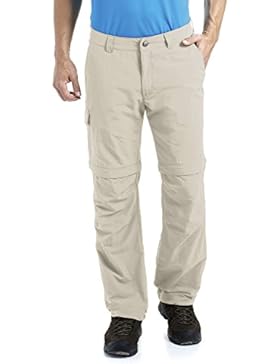 MAIER SPORTS Herren Zipp-Off Hose Trave aus 100% PA in 12 Größen, Funktionshose/ Outdoorhose/ Wanderhose, abzippbar...