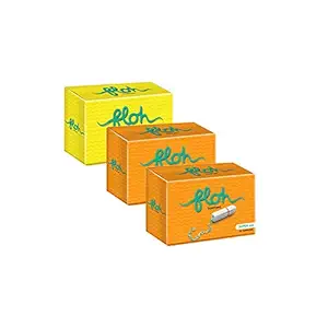 FLOH FDA Approved Regular & 2 Super Tampons for Women Heavy Flow - 30 Pieces (Pack of 3)