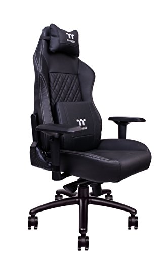 Tt eSPORTS X Comfort Asiento Acolchado Respaldo Acolchado - Silla (Asiento Acolchado, Respaldo Acolchado, Negro, Negro, Imitación Piel, Imitación Piel)