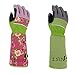 Produktbild Yangxz Lange Manschette Unterarm Stichfeste Handschuhe, Gartengeschenke und Gartengeräte, Handschuhe mit Rosenbesatz for Herren und Damen Atmungsaktiver Slip (Color : Green)