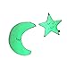 Sam's Fishing Glow in the Dark Bright Light up Twinkling Star Moon Baby Bed Pillows Decoration Soft Bulb Plush Luminous Cushion Pillow Toy