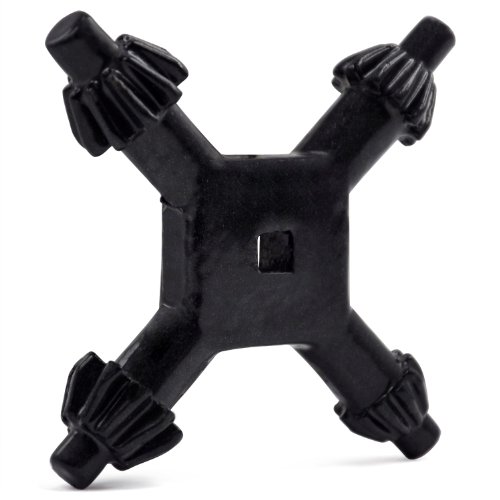 TRIXES Universal-Bohrfutterschlüssel 4 in 1 Größen ¼“, 3/8″, ½“, 5/8″ für Elektrowerkzeuge - 4