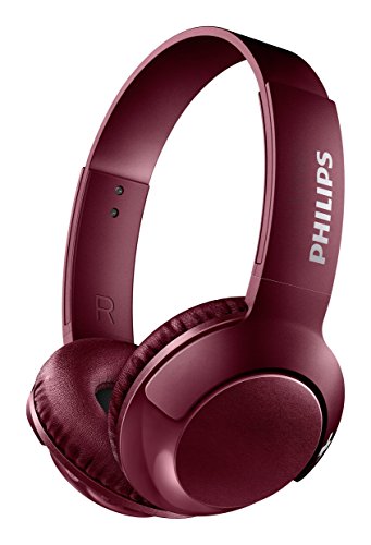 Buy Philips SHB3075RD/00 Wireless On-Ear Headphones with Mic