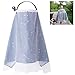 Produktbild Xiton 1 STÜCK Pflege Abdeckung Stillen Schal Baby Autositzbezüge Kinderwagen Abdeckung Autositz Baldachin Perfekte Baby Shower Geschenk Für Kleine Babys Und Jungen (Sterne)
