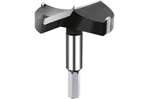 NICAVKIT Wolframstahl Forstnerbohrer 75mm, Professional Forstner bohrer Bit Holz Lochschneider, Holzbohrer Topfbohrer Kunstbohrer für Holz & Hartholz