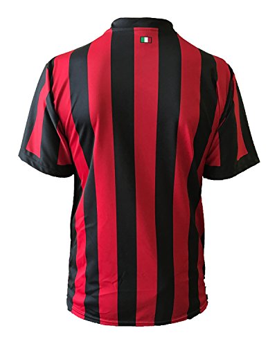 3R SPORT S.R.L. Camiseta Milan Neutra 2017-2018 Réplica Autorizada Niño Adulto, 6 años