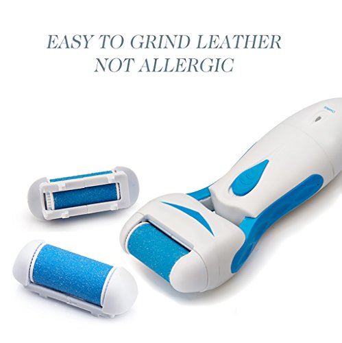 rantizon Hornhautentferner elektrisch Fuß Pediküre Hornhautentferner wiederaufladbar Pediküre Fuß Datei für trockene/Harte/Dead creaked Haut an Füße Fuß Spa at Home Foot Repair mit gratis Extra Roller Head - 4