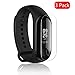 Produktbild Voviqi Xiaomi Mi Band 3 Schutzfolie, explosionssicherer TPU voller Abdeckungs Schirm Schutz Kratzfest Ultra Dünn Displayschutzfoli [Blasenfrei] Displayschutzfolie Weich für Xiaomi Mi Band 3,3 Stück