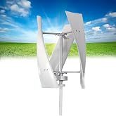 Dikey R&uuml;zgar T&uuml;rbini Jenerat&ouml;r Kiti, 20000 W, Dikey Eksenli G&uuml;r&uuml;lt&uuml;s&uuml;z R&uuml;zgar T&uuml;rbini Jenerat&ouml;r&uuml;, 220 V, 12 V, 24 V, 48 V, MP