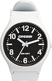 reloj adidas hombre deportivo blanco Reloj con tres lancetas Cressi Watch Echo Reloj Analógico de Cuarzo, Unisex Adulto, Negro/Blanco, Uni