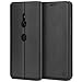 Produktbild BEZ® Handyhülle für Xperia XZ3 Hülle, Tasche Kompatibel für Sony Xperia XZ3, Schutzhüllen aus Klappetui mit Kreditkartenhaltern, Ständer, Magnetverschluss, Schwarz