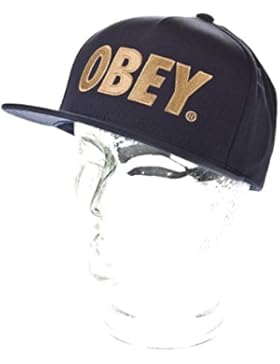 Obey The City Snapback Cap Navy