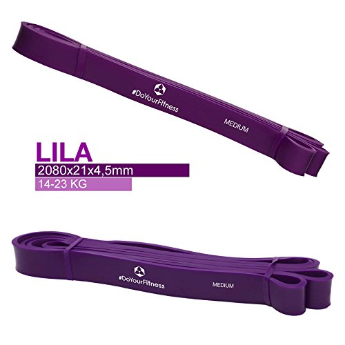 Fitnessbänder / Resistance Band »PullMeUp« – perfektes Rubber & Fitness Band für effektives Krafttraining, Ganz-Körper-Workout, CrossFit, Stretching & Yoga – Widerstandsbänder super für den ganzen Körper – Die Gymnastikbänder ( Expander, Powerbands & Bodytrainer ) sind in 5x unterschiedlichen Zugstärken erhältlich. Das ideale Klimmzug-Band / Powerband für alle Sportjunkies ( Männer & Frauen ) die Bodybuilding , Powerlifting, Calisthenics oder Freeletics Workout betreiben - 2