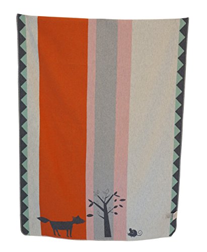 David Fussenegger – Baby- und Kinderdecke JUWEL „Fuchs“ grau 100/140 - 2