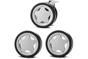 TEAMOY Quinny Zapp Reifen-Set, 1 Vorderreifen, 2 Hinterreifen, Grau